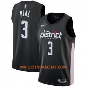Maillot NBA Washington Wizards Bradley Beal 3 2018-19 Nike City Edition Noir Swingman - Homme